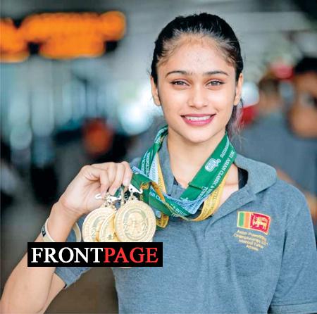 Shenuki Dishalya a gymnast and powerlifter par excellence