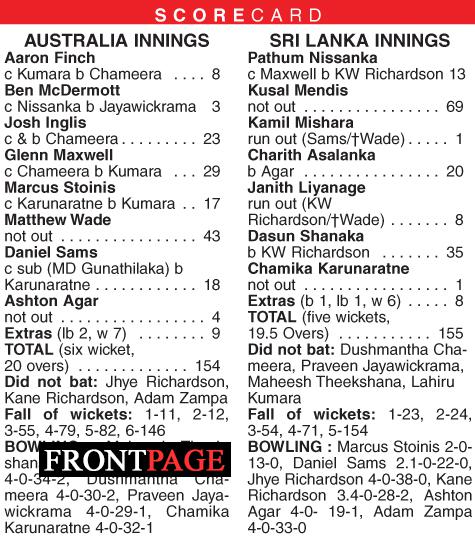 Mendis secures run-chase victory as Sri Lanka avoid whitewash Mendis secures run-chase victory as Sri Lanka avoid whitewash