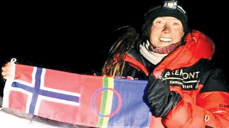 Norwegian mountaineer Kristin Harila