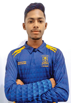 Shan Aniketh Samaradiwakara a cricketing star in the making