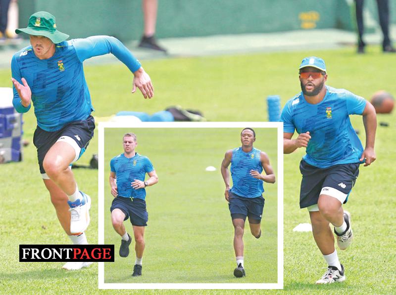 South Africa undergoes first training session at SSC