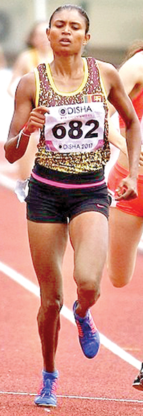 Yupun and Nimali hard at practice for first round heats