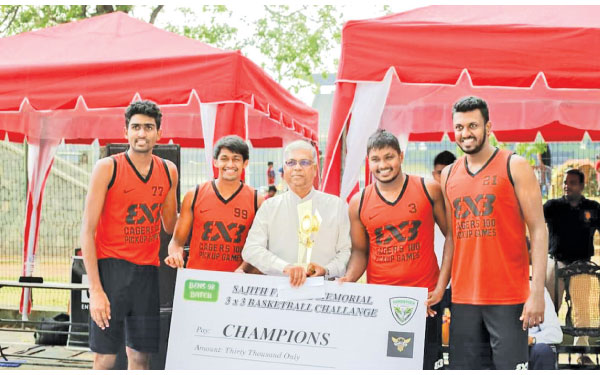 Champion Air Brothers team with the Sajith Francis Memorial trophy