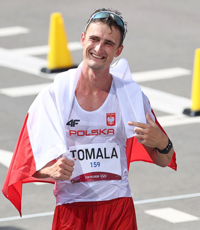 Poland’s Dawid Tomala takes Olympic Gold in 50km race walk