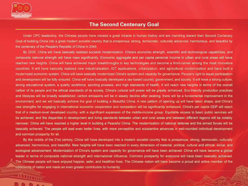 An International Exhibition of the Centennial History of the Communist Party of China