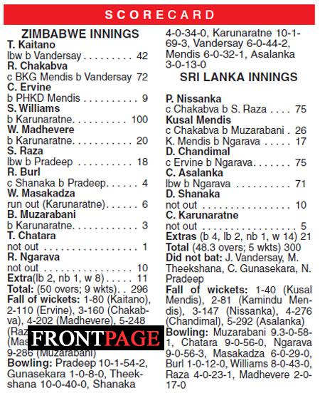 Chandimal and Asalanka  guide Sri Lanka to win