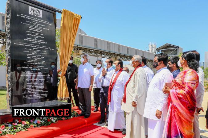 Sri Lanka's largest cement factory opens