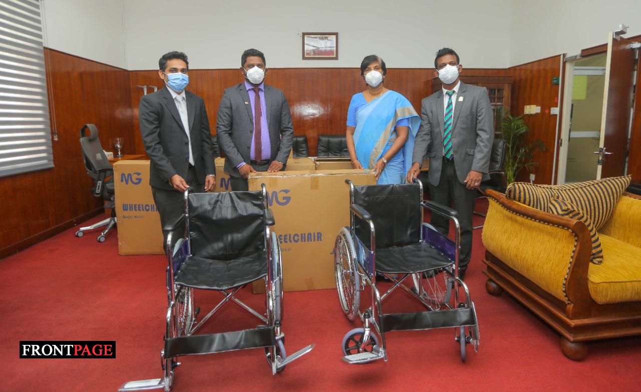 Herbline donates Wheelchairs and medical equipment FrontPage