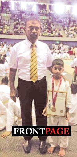 Chiran Lasitha the karate star from Kurunegala