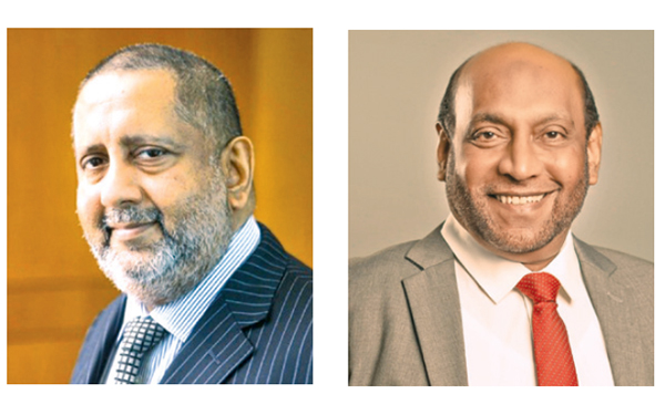 Chairman, Rajendra Theagarajah and CEO, K. M. M. Jabir.