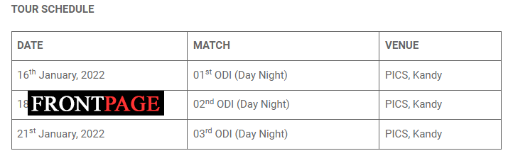 Zimbabwe to tour Sri Lanka in 2022