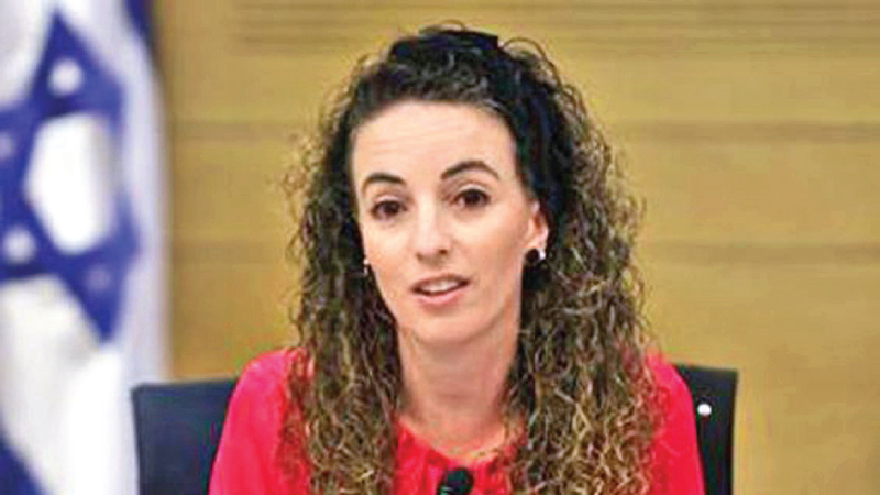 Senior lawmaker Idit Silman who quit the Israeli Government.