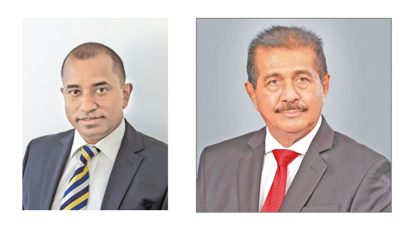 Chairman Harsha De Silva and Managing Director, Ruwan Fernando