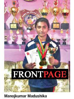 Manojkumar Madushika, athletic star from Walapone