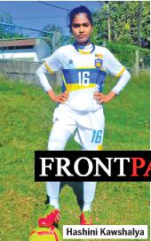 Hashini Kawshalya, a football star in the making