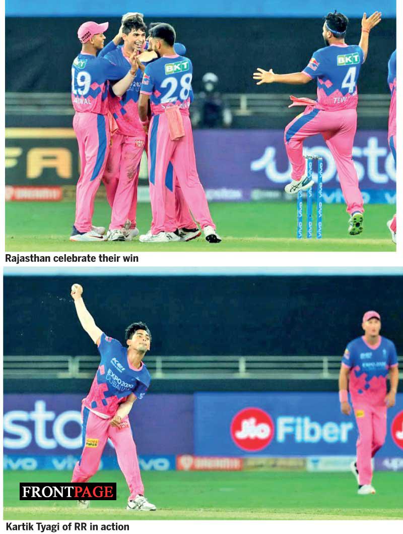 Tyagi orchestrates stunning last-over win for Rajasthan