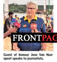 Beach Koffball introduced to Trincomalee