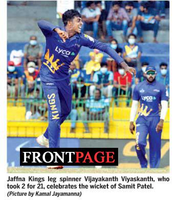 Galle Gladiators roll over Jaffna Kings by 20 runs
