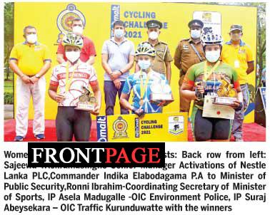 Sudharika clinches women’s elite title at Nestomalt Cycling Challenge