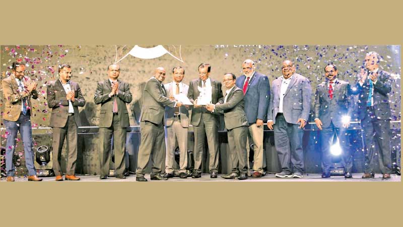 AIA team with the award.