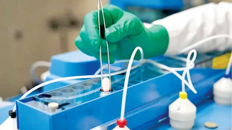 The making of Pfizer’s COVID-19 antiviral pills, Paxlovid, inside a laboratory in Freiburg, Germany.