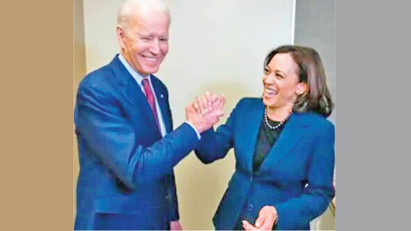 US President Joe Biden and Vice President Kamala Harris