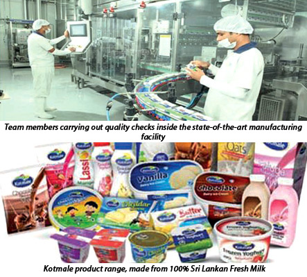 Kotmale Sri Lanka’s largest private sector collector of fresh milk