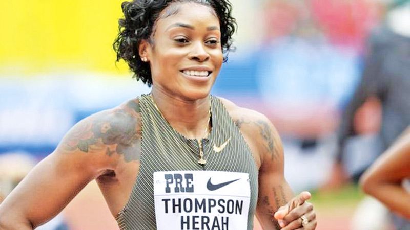 Thompson-Herah defended her 100m-200m Olympic double in Tokyo last summer, but has never won world individual gold     