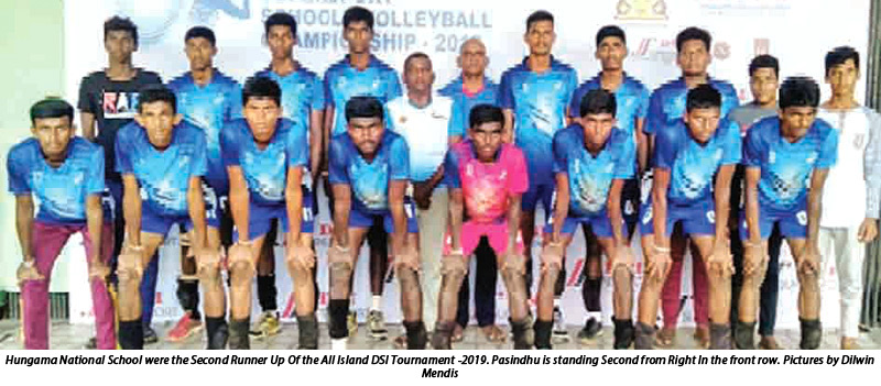 Pasindu Kesara the athletic and volleyball star