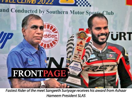 Ushan and Sangeeth fastest at Eliyakanda