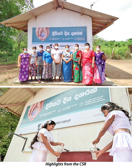 Tokyo Cement extends ‘Fountain of Life’ Drinking Water Project to Siyambalagaswewa