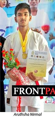 Aruthsha Nirmal a karateka par excellence