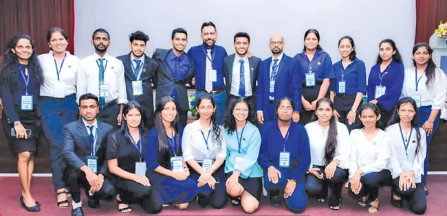 Members of the gravel club of the faculty of agriculture and  plantation management Wayamba University with conference organising team