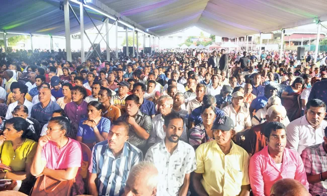 A section of the audience