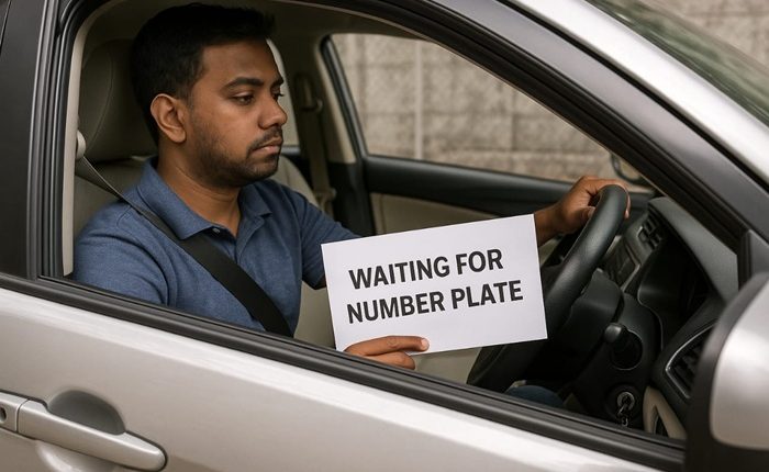 vehicle number plate DMT