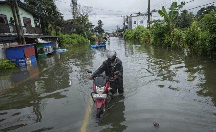 Floods roadblock