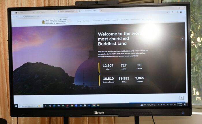 Buddhist Dept website