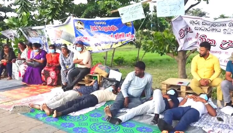 Development officers hunger strike