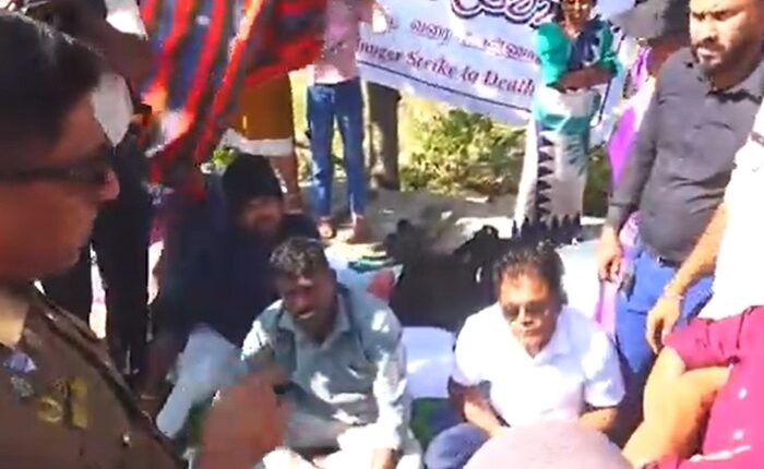 Protest school officers