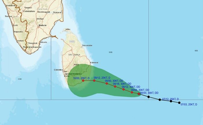 deep depression Met Dept