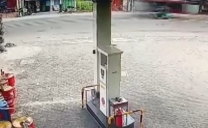 Pannipitiya accident cctv