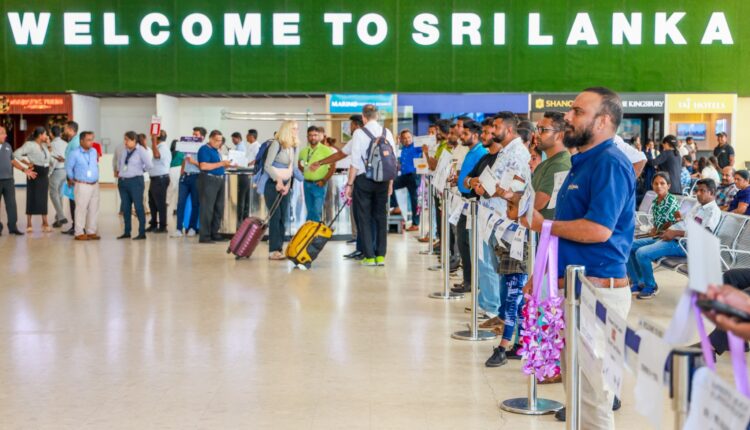 Sri Lanka tourism airport arrivals