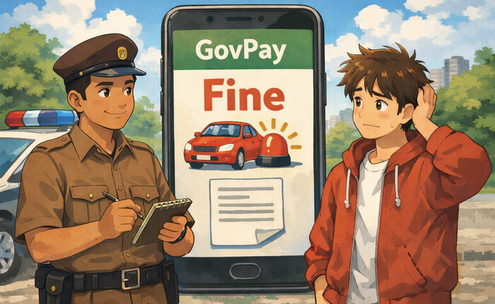 Sri Lankan traffic fine alert