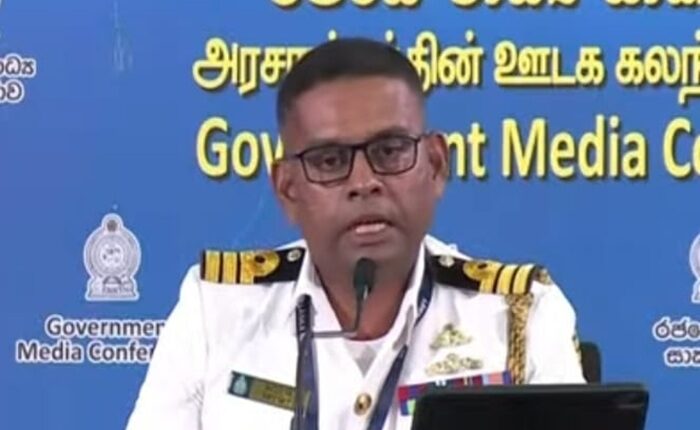 Navy spokesman Sampath