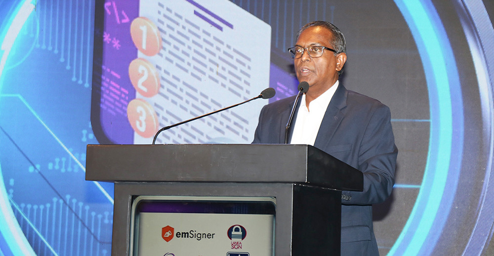 Mr. Channa de Silva, CEO of LankaPay