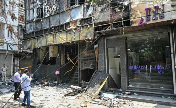 Delhi hotel fire