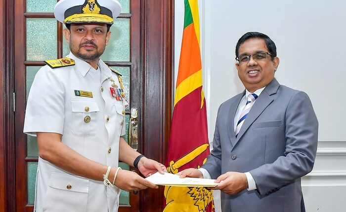 Navy Commander Damian Fernando