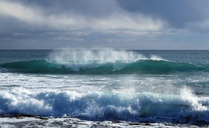 Rough seas