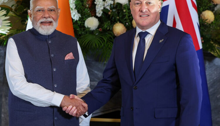 960px Prime Minister of Bharat Shri Narendra Damodardas Modi and the Prime Minister of New Zealand Mr FillWzc4MCw1MDBd. Christopher Luxon 2