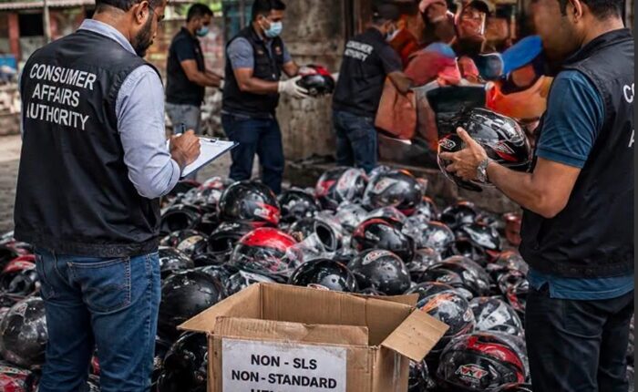 CAA helmet raid